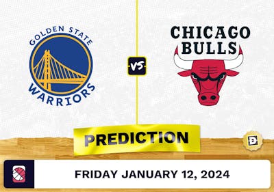 Golden State Warriors vs. Chicago Bulls Prediction, Odds, NBA Picks [1/12/2024]