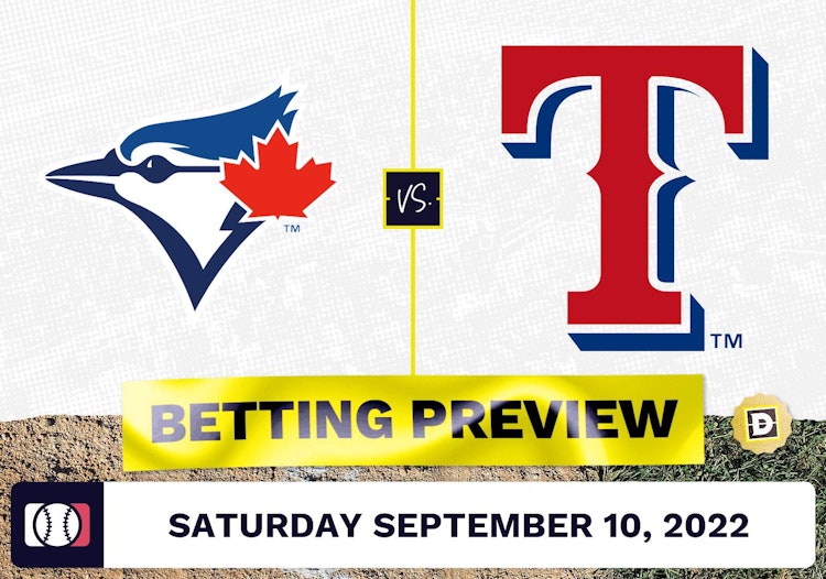 Blue Jays vs. Rangers Prediction and Odds - Sep 10, 2022