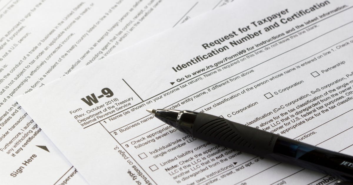 w-9 tax fo