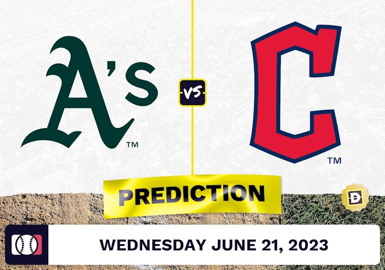 Athletics vs. Guardians Prediction for MLB Wednesday [6/21/2023]