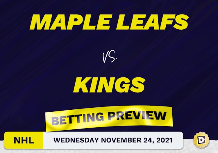 Maple Leafs vs. Kings Predictions and Odds - Nov 24, 2021