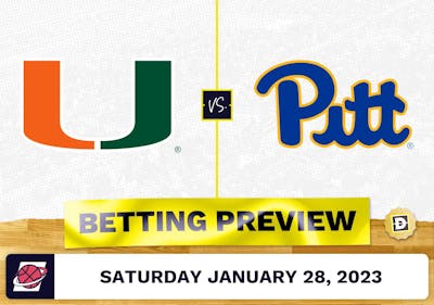 Miami (FL) vs. Pittsburgh CBB Prediction and Odds - Jan 28, 2023