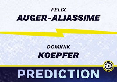 Felix Auger-Aliassime vs. Dominik Koepfer Prediction, Odds, Picks for ATP Terra Wortmann Open (Halle) 2024