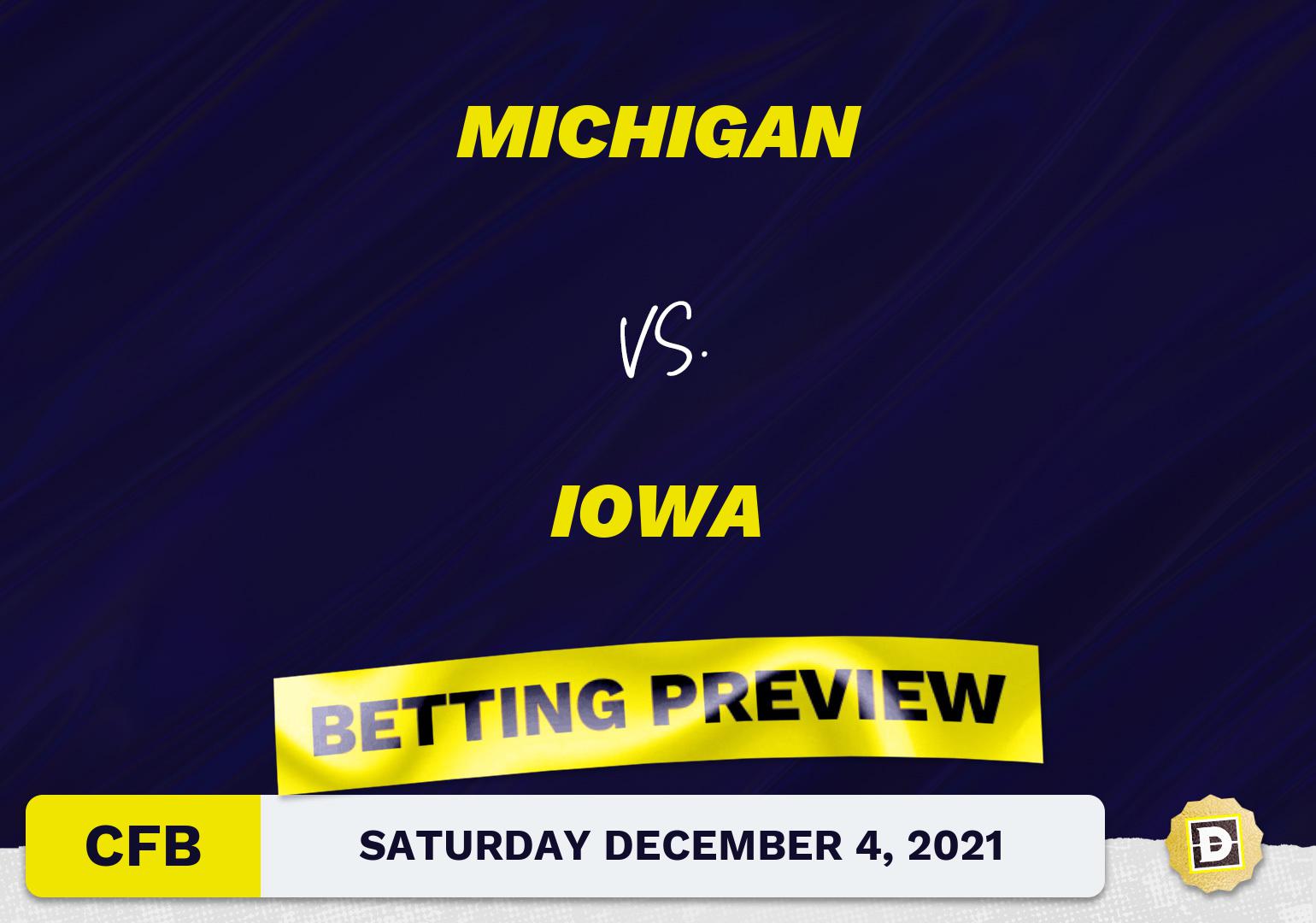 Michigan vs. Iowa CFB Predictions and Odds - Dec 4, 2021