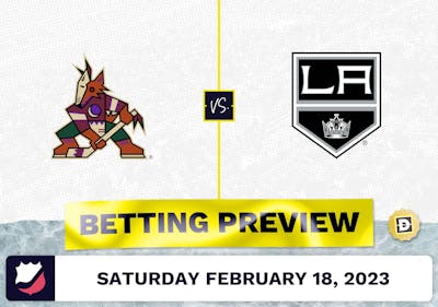 Coyotes vs. Kings Prediction and Odds - Feb 18, 2023