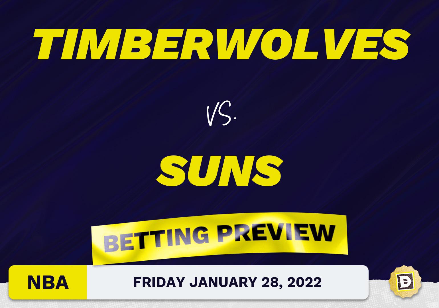 Timberwolves vs. Suns Predictions and Odds - Jan 28, 2022