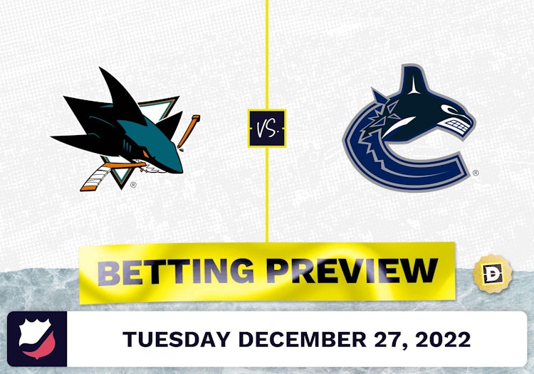 Sharks vs. Canucks Prediction and Odds - Dec 27, 2022
