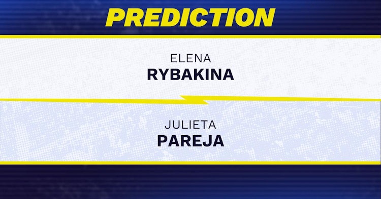 Elena Rybakina vs Julieta Pareja Tennis Prediction.