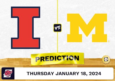 Illinois vs. Michigan Prediction, Odds, College Basketball Picks [1/18/2024]