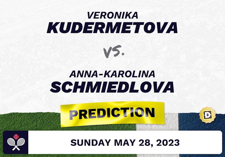 Veronika Kudermetova vs. Anna-Karolina Schmiedlova Prediction - French Open 2023