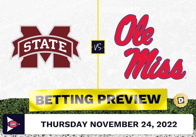 Mississippi State vs. Mississippi CFB Prediction and Odds - Nov 24, 2022