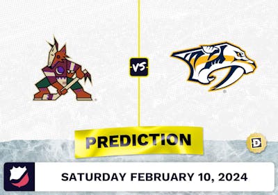 Arizona Coyotes vs. Nashville Predators Prediction, Odds, NHL Picks [2/10/2024]