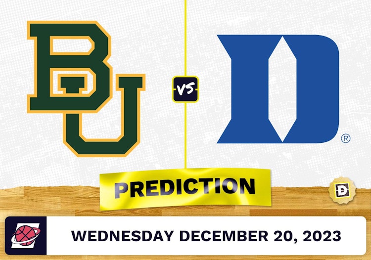 Baylor vs. Duke Prediction, Odds, College Basketball Picks  [12/20/2023]