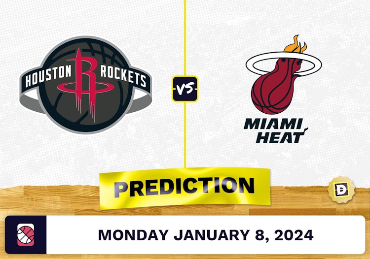 Houston Rockets vs. Miami Heat Prediction, Odds, NBA Picks  [1/8/2024]