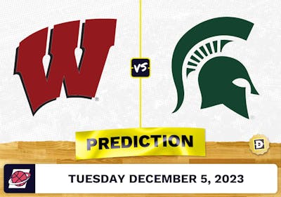 Wisconsin vs. Michigan State Basketball Prediction - December 5, 2023