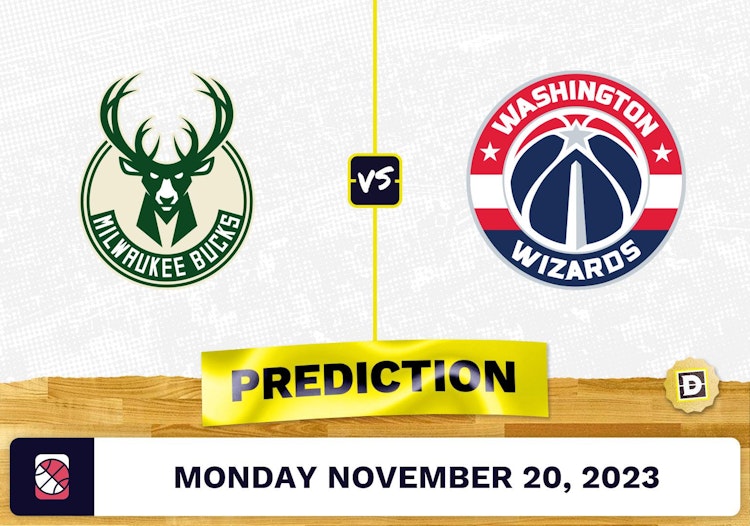 Bucks vs. Wizards Prediction and Odds - November 20, 2023