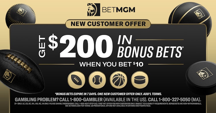 BetMGM Bonus Code Guarantees Free $200 for Sports Betting and No Deposit Casino Bonus.