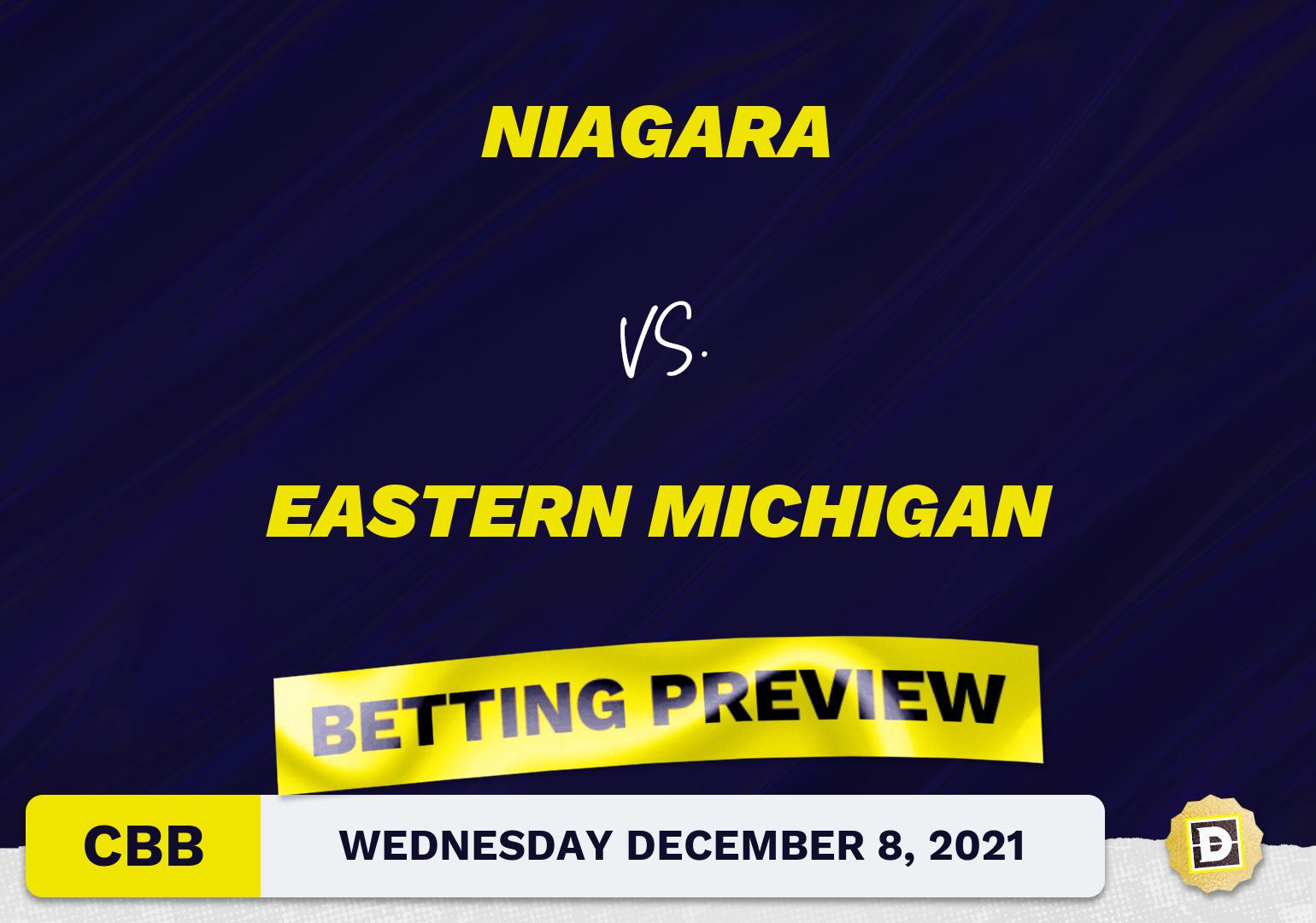 Niagara vs. Eastern Michigan CBB Predictions and Odds - Dec 8, 2021