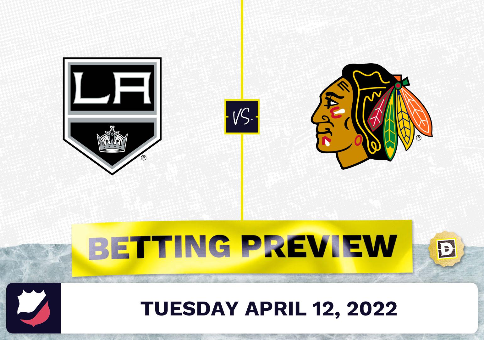 Kings vs. Blackhawks Prediction and Odds - Apr 12, 2022