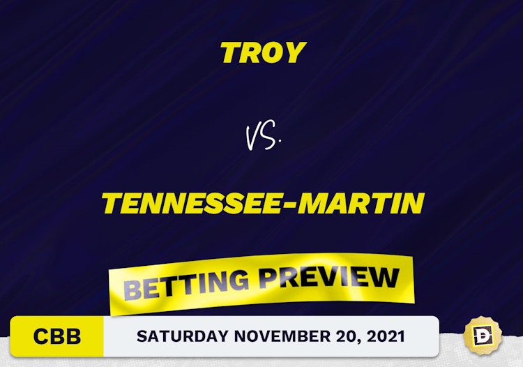 Troy vs. Tennessee-Martin CBB Predictions and Odds - Nov 20, 2021