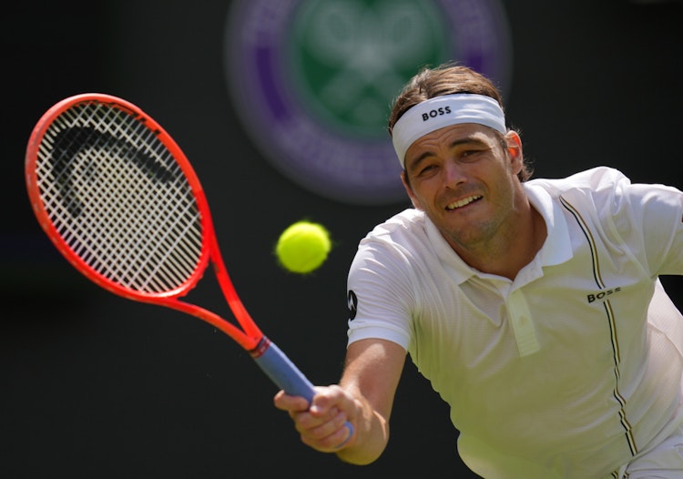 Wimbledon tennis parlay featuring Taylor Fritz on July 2.