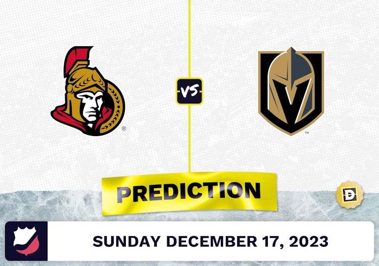 Ottawa Senators vs. Vegas Golden Knights Prediction, Odds, Picks for NHL Sunday [12/17/2023]