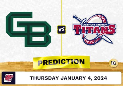 Green Bay vs. Detroit Mercy Prediction, Odds, College Basketball Picks  [1/4/2024]