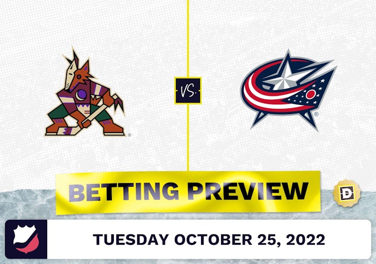 Coyotes vs. Blue Jackets Prediction and Odds - Oct 25, 2022