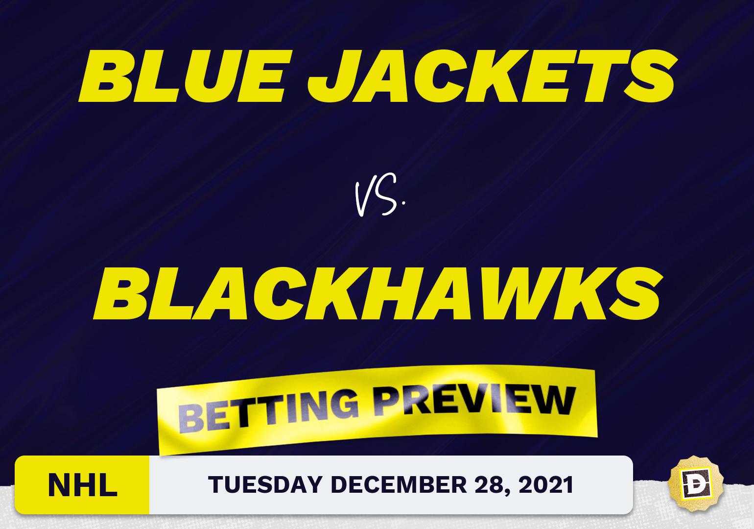 Blue Jackets vs. Blackhawks Predictions and Odds - Dec 28, 2021