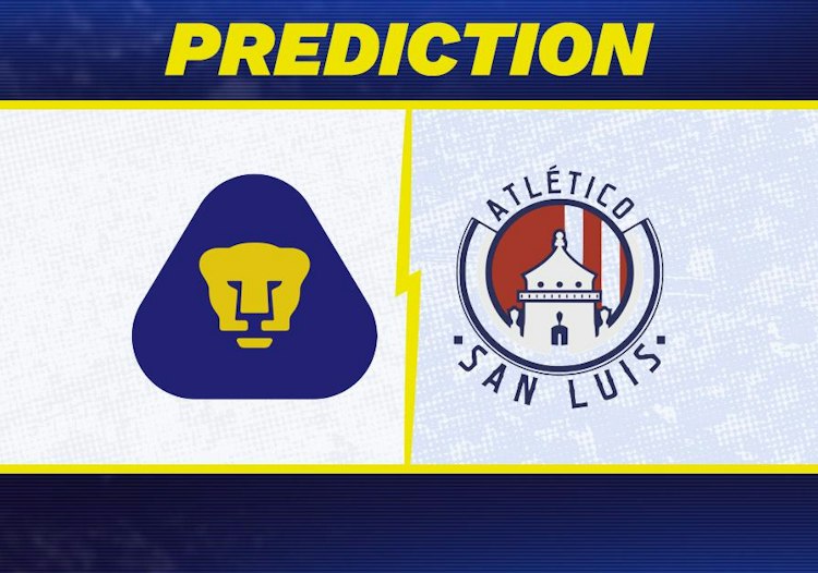 Pumas UNAM takes on San Luis in Liga MX action.