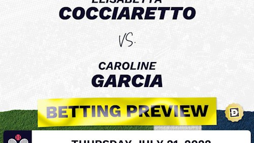 Elisabetta Cocciaretto vs. Caroline Garcia Predictions - Jul 21, 2022