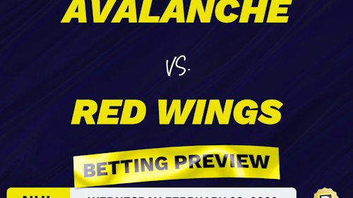 Avalanche vs. Red Wings Predictions and Odds - Feb 23, 2022