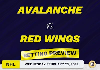 Avalanche vs. Red Wings Predictions and Odds - Feb 23, 2022