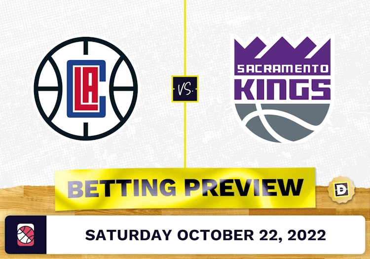 Clippers vs. Kings Prediction and Odds - Oct 22, 2022