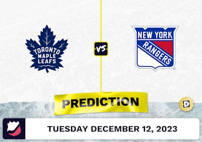 Toronto Maple Leafs vs. NY Rangers: Prediction, Odds, Picks for NHL Tuesday [12/12/2023]
