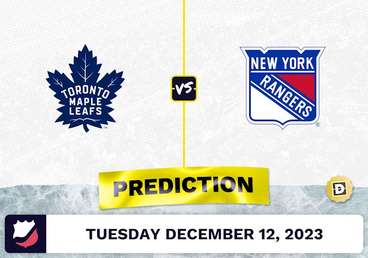 Toronto Maple Leafs vs. NY Rangers: Prediction, Odds, Picks for NHL Tuesday [12/12/2023]