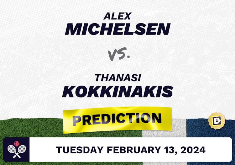 Alex Michelsen vs. Thanasi Kokkinakis Prediction, Odds, Picks for ATP Delray Beach 2024