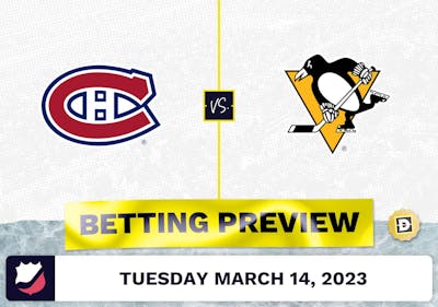 Canadiens vs. Penguins Prediction and Odds - Mar 14, 2023