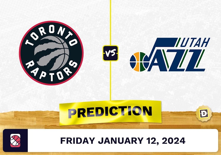 Toronto Raptors vs. Utah Jazz Prediction, Odds, NBA Picks [1/12/2024]