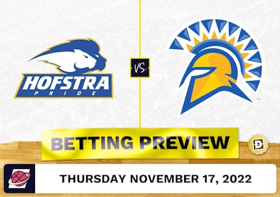 Hofstra vs. San Jose State CBB Prediction and Odds - Nov 17, 2022