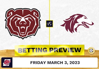 Missouri State vs. Southern Illinois CBB Prediction and Odds - Mar 3, 2023