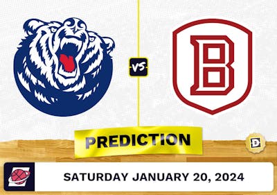 Belmont vs. Bradley Prediction, Odds, College Basketball Picks [1/20/2024]