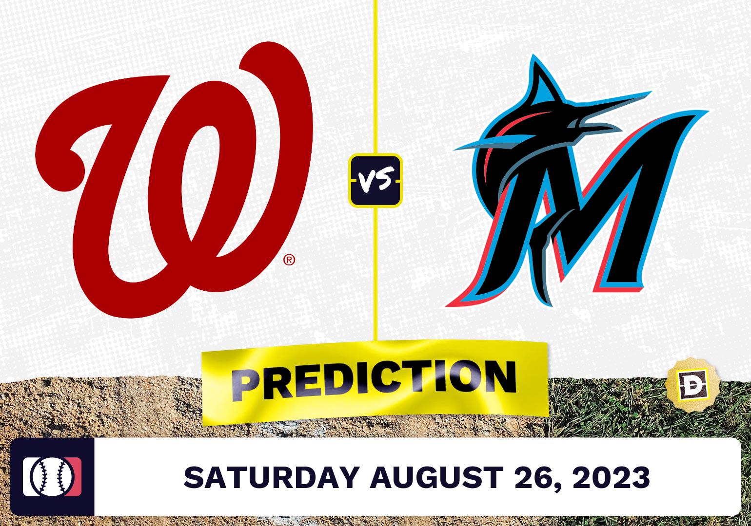 Nationals vs. Marlins Prediction for MLB Saturday [8/26/2023]