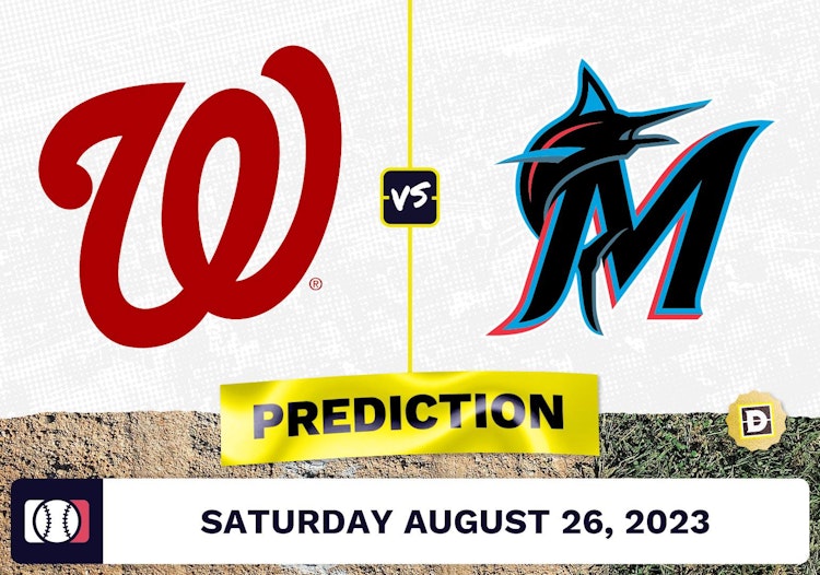 Nationals vs. Marlins Prediction for MLB Saturday [8/26/2023]