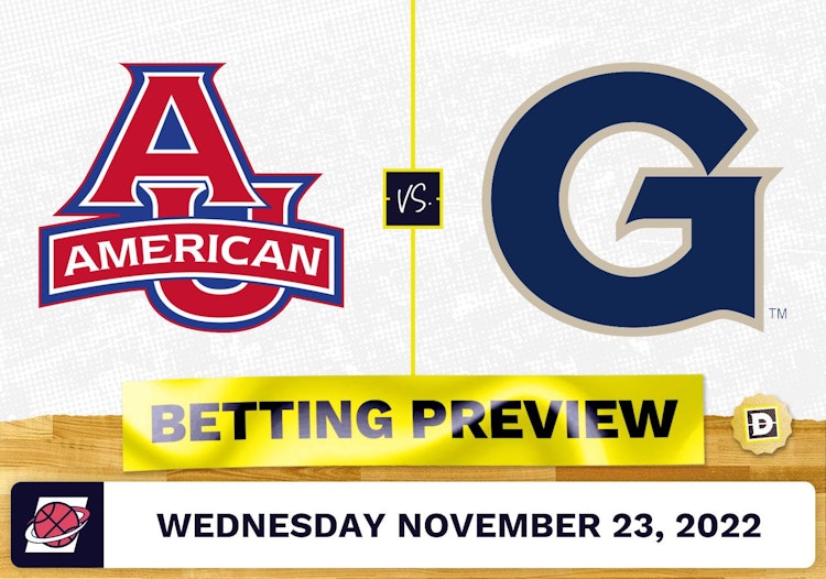 American University vs. Georgetown CBB Prediction and Odds - Nov 23, 2022