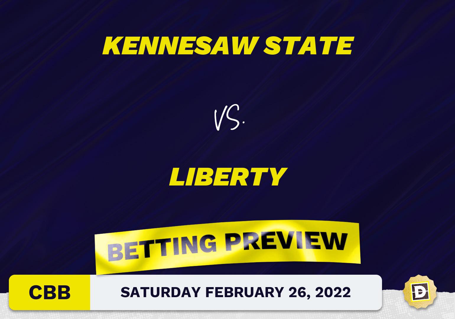 Kennesaw State vs. Liberty CBB Predictions and Odds - Feb 26, 2022