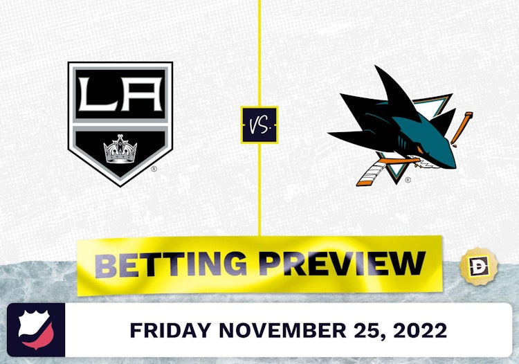 Kings vs. Sharks Prediction and Odds - Nov 25, 2022