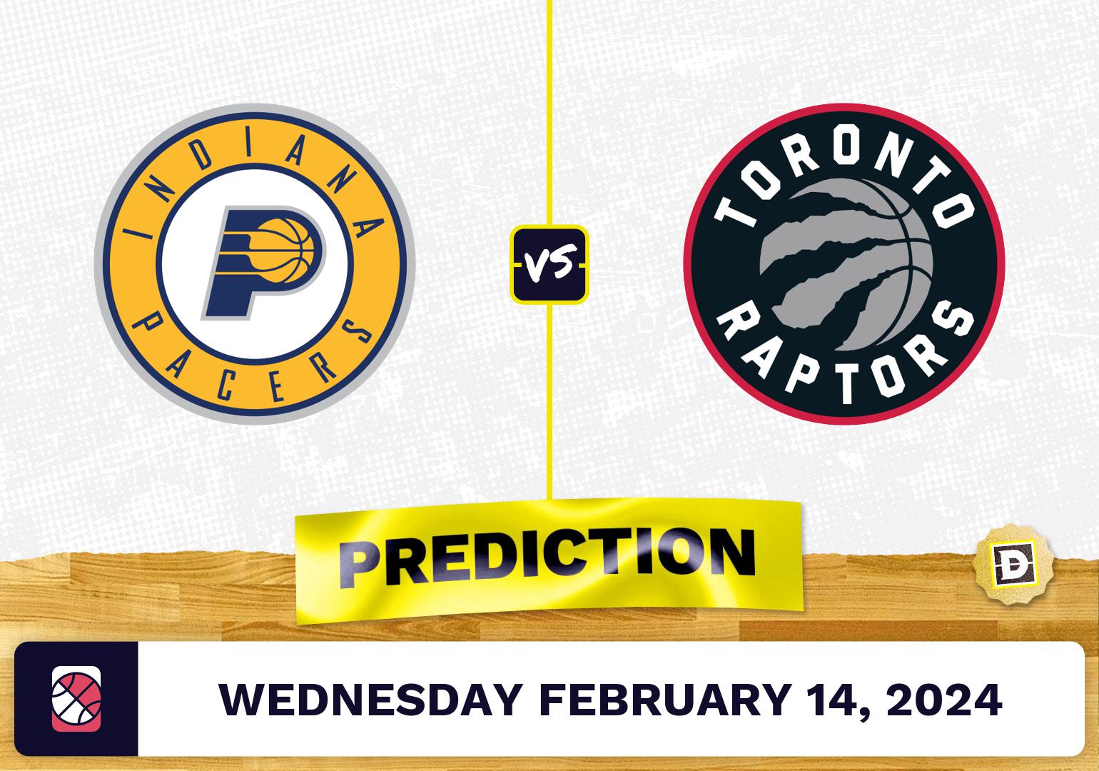 Indiana Pacers Vs. Toronto Raptors Prediction, Odds, NBA Picks [2/14/2024]