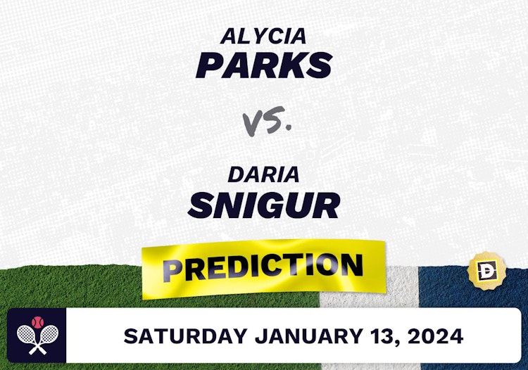 Alycia Parks vs. Daria Snigur Prediction, Odds, Picks Australian Open 2024