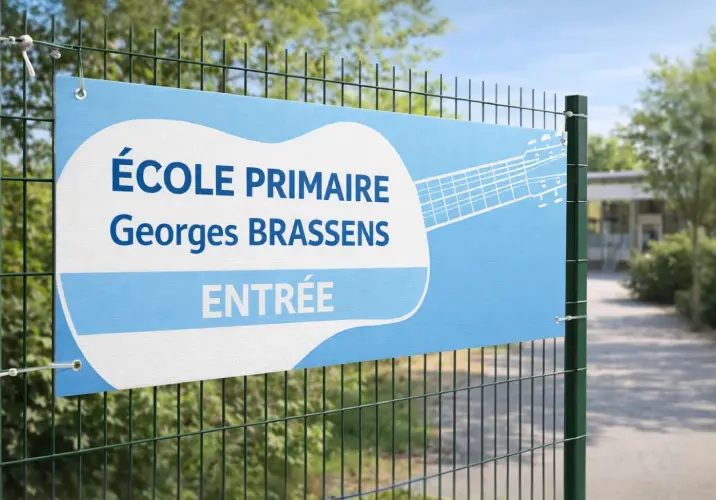 Panneau Alu Dibond 4 mm impression UV haute définition pour signalétique extérieure